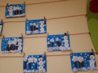 Zimowe prace plastyczne